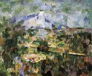 Paul Cezanne La Montagne Sainte-Victoire vue des Lauves Spain oil painting reproduction